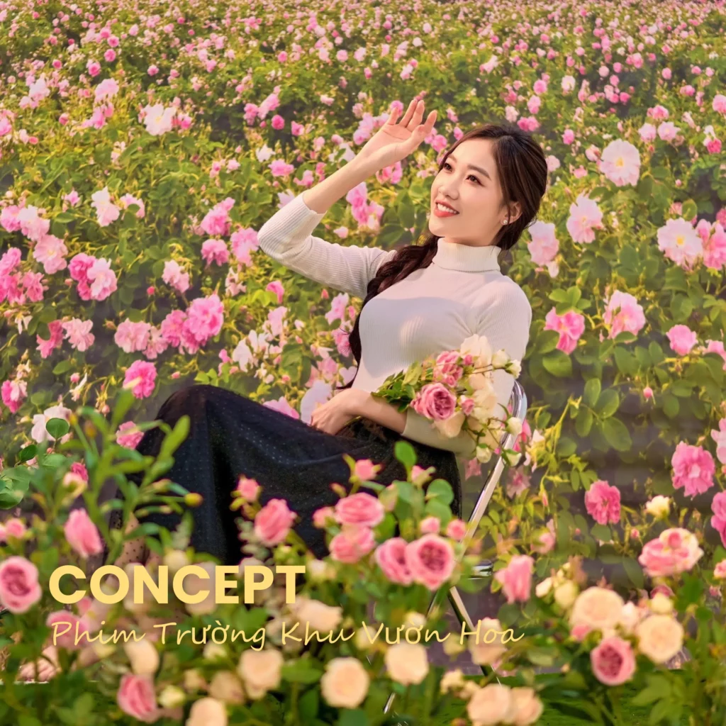 concept phim trường khu vườn hoa